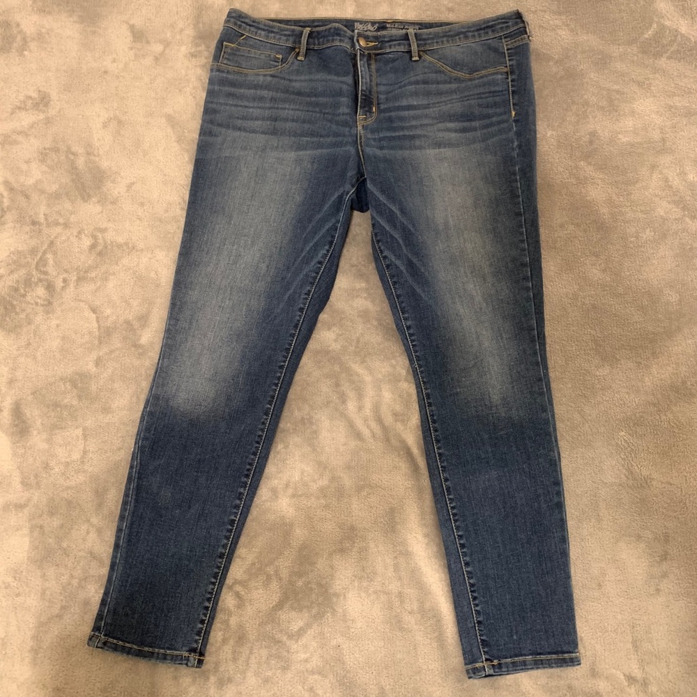 TARGET MOSSIMO MID RISE DENIM JEGGINGS